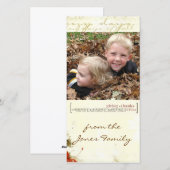 carte photo thanksgiving (Devant / Derrière)
