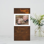 carte photo thanksgiving (Debout devant)