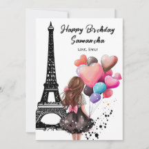 Photo Tour Eiffel Chic, Ballons Coeurs Anniversair