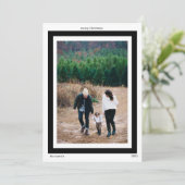 CARTE PHOTO VACANCES (Debout devant)