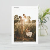 CARTE PHOTO VACANCES (Debout devant)