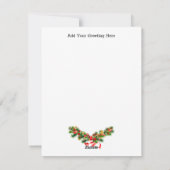 Carte photo vacances à plat (Dos)