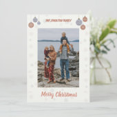 Carte photo vacances à plat (Debout devant)