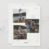 Carte photo vacances à plat (Dos)