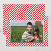 Carte photo vacances personnalisé | (Devant / Derrière)