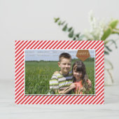 Carte photo vacances personnalisé | (Debout devant)