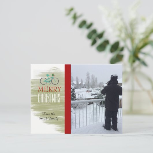 Carte photo Vélos (Debout devant)