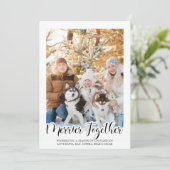 Carte Photo verticale de Merrier Lettré à la main (Debout devant)