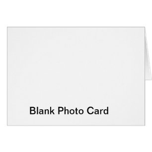 Carte photo vierge
