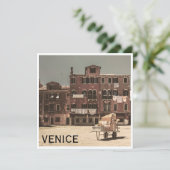 Carte photo vintage de Venise (Debout devant)