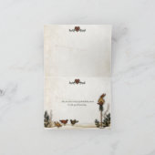 Carte photo Whimsical Folk Art Snowmen Christmas (Intérieur)