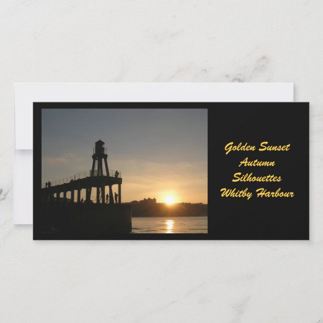 Carte photo Whitby Sunset (Devant)