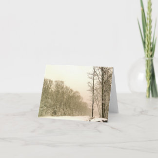 Carte Photo "Winter Wonderland"