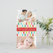 CARTE PHOTOCARD DE VACANCES COLORÉE :: patternedxm (Debout devant)