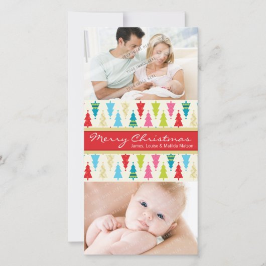 CARTE PHOTOCARD DE VACANCES COLORÉE :: patternedxm (Devant)