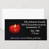 Carte Photocard - rassemblement de vacances chaleureux (Devant / Derrière)