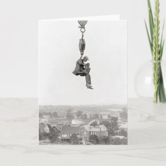 Carte Photographe aérien, 1925 (Devant)