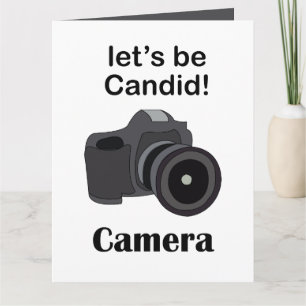 Carte Photographe caméra candide
