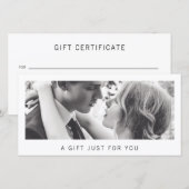 Carte Photographe Photographie Entreprise Certificat cad (Devant / Derrière)