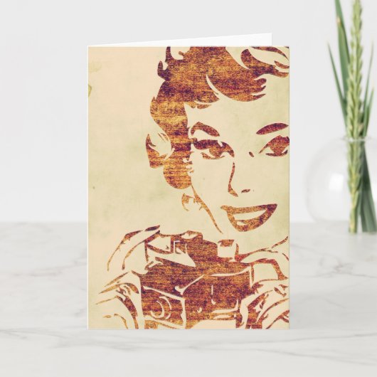 Carte Photographe rétro (Devant)