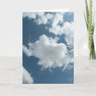 Carte Photographie abstraite de ciel nuageux