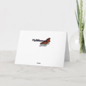 Carte Photographie botanique verte de Bromeliad (Dos)