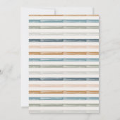 Carte Photographie colorée classique, Noël moderne (Dos)