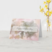 Carte Photographie de fleurs de pommier blanches pour la (Fleur jaune)