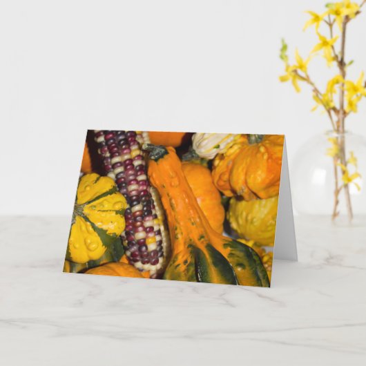 Carte Photographie de nourriture : Assortiment de courge (Fleur jaune)