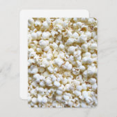 Carte Photographie de Popcorn Texture (Devant / Derrière)