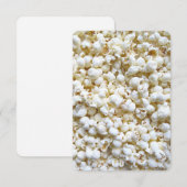Carte Photographie de Popcorn Texture Décor lumineux (Devant / Derrière)