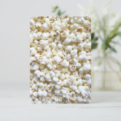 Carte Photographie de Popcorn Texture Décor lumineux (Debout devant)