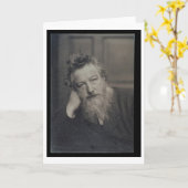 Carte Photographie de portrait de William Morris (Fleur jaune)