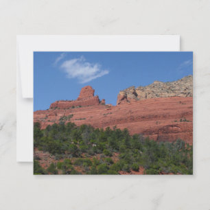 Carte Photographie de Steamboat Rock à Sedona Arizona