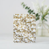 Carte Photographie de texture de Popcorn (Debout devant)