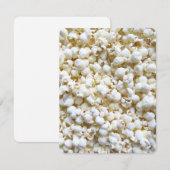 Carte Photographie de texture de Popcorn (Devant / Derrière)