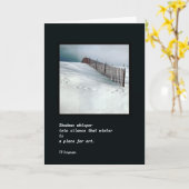 Carte Photographie d'hiver par TRForsman *c2 (Fleur jaune)