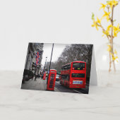 Carte Photographie du paysage urbain de Londres (Fleur jaune)