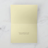 Carte Photographie florale Typographie de longue amitié (Intérieur)