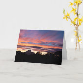 CARTE PHOTOGRAPHIE ORIGINALE DU LEVER "CRACK 'O DAWN" (Fleur jaune)