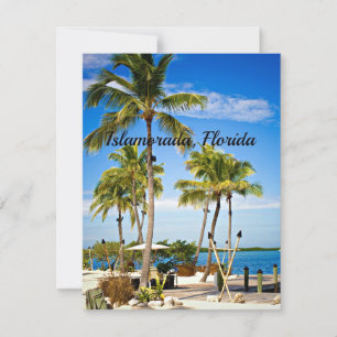 Carte Photographie tropicale d'Islamorada, Floride