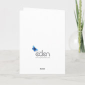 Carte "photographique" Blue Hosta (Dos)