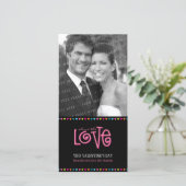 CARTE PHOTOGRAPHIQUE D'AMOUR TENDANCE :: LOVELETTE (Debout devant)