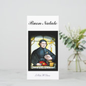 Carte photographique de Buon Natale (Debout devant)