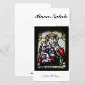 Carte photographique de Buon Natale (Devant / Derrière)