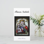 Carte photographique de Buon Natale (Debout devant)