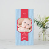 CARTE PHOTOGRAPHIQUE DE NOËL :: lapel 5P (Debout devant)