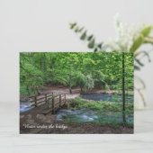 Carte photographique Eau sous le pont (Debout devant)