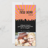 CARTE PHOTOGRAPHIQUE MODERNE DU NOUVEL AN :: citys (Devant)