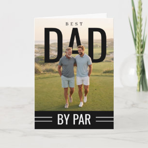 Carte PhotoPop Meilleur Papa Par Par Photo personnalisée
